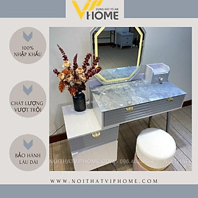 Mua Bàn trang điểm  bàn phấn kèm gương tích hợp đèn LED kèm nút cảm ứng thông minh và ngăn kéo để đồ tện lợi BTD-00116