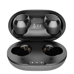 Tai nghe Bluetooth 5.0 - Tai nghe TWS - BassBuds Pro - HiFuture - Qualcomm Chipset - Soft Bass Acoustic/Stereo/Touch Control/IPX6/Up to 27hr/Auto connect (Hàng chính hãng)