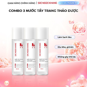 Combo 3 nước tẩy trang Sắc Ngọc Khang 145ml
