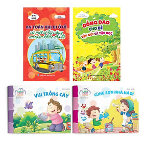 Combo sách kỹ năng cho bé - Cùng con khôn lớn