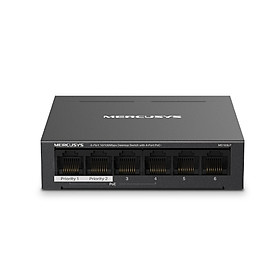 Bộ Switch Chia Mạng Mercusys MS106LP 6 Cổng 10 100Mbps với 4 Cổng PoE+