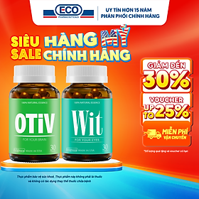 Combo Tăng Sức Khỏe Não Bộ Và Thị Lực Ecogreen Cho Học Sinh, Nhân Viên Văn Phòng (Dùng 1 Tháng)