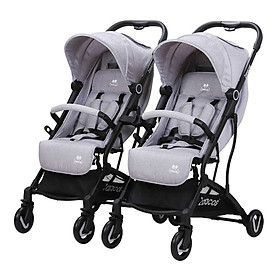 Xe Đẩy Đôi Lắp Ghép Zaracos Norio 9026 Siêu Nhẹ Cho Bé Từ 0-3 Tuổi