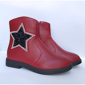 GIÀY BOOT HÌNH NGÔI SAO CHO BÉ GÁI 928-7