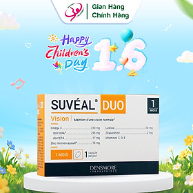 Vitamin Bổ Mắt Cao Cấp Từ Pháp Suvéal Duo: Chống Tia Sáng Xanh, Giảm Tổn Thương Mắt Do Quá Trình Oxh Trong Học Tập, Làm Việc, Tuổi Tác, Phòng Ngừa Và Hỗ Trợ Điều Trị Đục Thủy Tinh Thể, Thoái Hóa Điểm Vàng