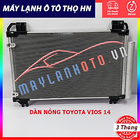 Dàn (giàn) nóng Toyota Vios 2015 Hàng xịn Thái Lan (hàng chính hãng nhập khẩu trực tiếp)