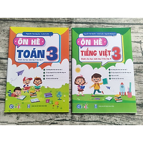 Combo Ôn Hè Toán và Tiếng Việt 3 - Dành Cho Học Sinh Lớp 3 Lên 4 (Bộ 2 Quyển)