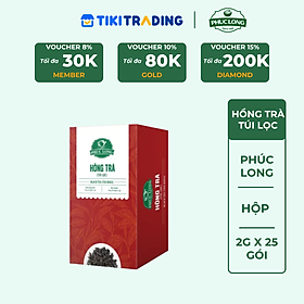 Hồng trà túi lọc 2g x 25 gói Phúc Long