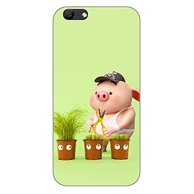 Ốp lưng dẻo cho điện thoại Oppo F3 Lite - A57_Pig 21