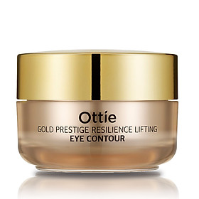 Kem Mắt, - OTTIE GOLD PRESTIGE RESILIENCE LIFTING EYE CONTOUR 30grs, Giảm Quầng Thâm và Bọng Mắt, Giảm Nhăn Da Thảo Dược