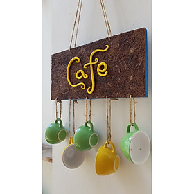 Mua Bảng chuông Cafe  bảng trang trí  bảng gỗ handmade độc đáo  phụ kiện trang trí  decor quán cafe. Giao từ  HCM