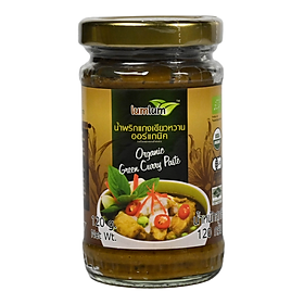 Sốt cà ri hữu cơ đỏ xanh Lumlum Organic Curry Paste 120g