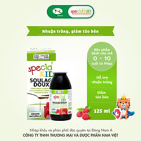 TPBVSK Special Kid Soulag'doux - Hỗ trợ nhuận tràng, hỗ trợ giảm táo bón (125ml) [Siro – Nhập khẩu Pháp]