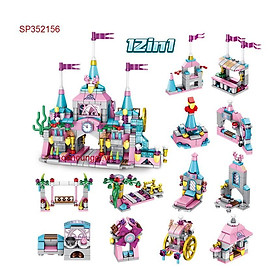 Hộp logo ráp lâu đài 12in1 566m , 633012 - SP352156