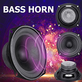 5.25 Inch 30W DIY Bass Horn Loudspeaker Stereo Subwoofer Speaker Music Sound Box Clear Voice Durable