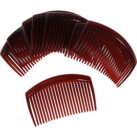 Mua 12pcs Plastic Hair Comb Clip Hairclip Side Combs Pin Barrettes 9 x 5cm for Lady - Coffee tại Magideal Mua 12pcs Plastic Hair Comb Clip Hairclip Side Combs Pin Barrettes 9 x 5cm for Lady - Coffee tại Magideal