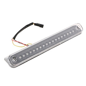 12inch 18 LED Clear Housing Single Row Dual Color 3rd Brake Light For GMC 88-98