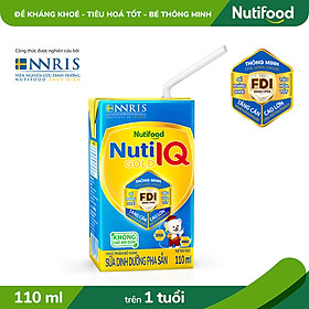Thùng 48 hộp Sữa Bột Pha Sẵn Nuti IQ Gold 110ml
