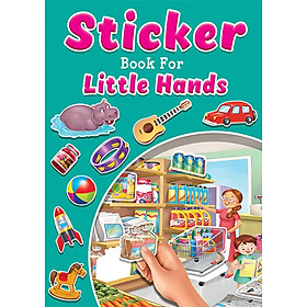 Hình ảnh sách Little Hands Sticker Book-2 (Turquoise)