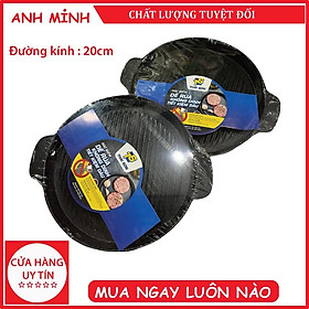 Mua Chảo gang nướng chống dính dùng cho bếp từ  bếp hồng ngoại  bếp điện  bếp ga…size 20cm