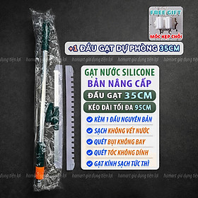 Mua Chổi Gạt Nước Sàn Nhà Silicone Lau Kính Cán Dài Đa Năng Hamart Xoay 180º Quét Tóc Gầm Giường Khe Ghế