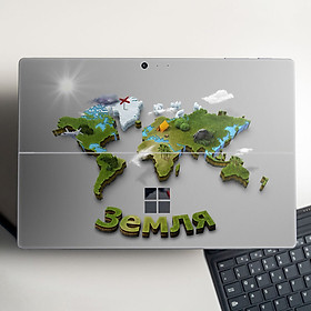 Mua Skin dán hình 3D Green cho Surface Go  Pro 2  Pro 3  Pro 4  Pro 5  Pro 6  Pro 7  Pro X