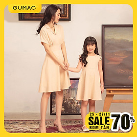 Đầm cho bé gái tay con mát mẻ dễ thương xinh xắn GUMAC DKA425 màu Hồng ( dành cho bé gái từ 2 tuổi đến 9 tuổi)