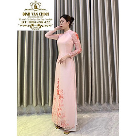 Áo dài xuân cách tân cao cấp_chất liệu loại 1