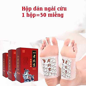 50 Miếng dán chân thải độc - Miếng dán ngải cứu Bắc Kinh