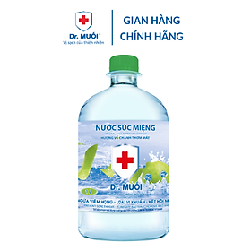 Nước Súc Miệng Dr. Muối Hương Vỏ Chanh 1 Lít