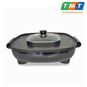 Mua  HÀNG CHÍNH HÃNG  Nồi lẩu điện nướng vuông 2 in 1 đa năng HA-688