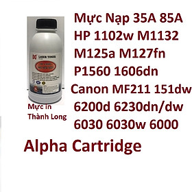 Mua Mực nạp 35A  dành cho hộp mực HP 35a 36A 48A 83A 85A 78A 79A Canon 337 312 313 325 326 328 hàng chính hãng Alpha cartridge