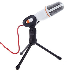 Micro ngưng tụ chuyên nghiệp cho máy tính xách tay Skype Hát bài phát biểu Cuộc họp máy tính để bàn Micrô 3,5mm