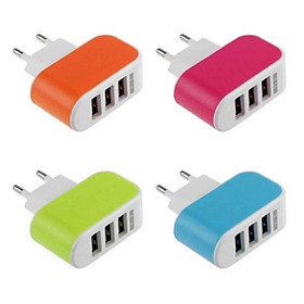 Mua Cốc Sạc 3 Cổng 3.1A USB Tiện Lợi