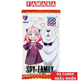 Card Bo Góc Spy x Family - Series 1 V10 - Kabao BX01 (3 Cards Ngẫu Nhiên/Túi)