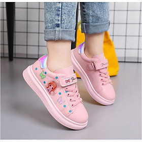 Giày thể thao bé gái in hình công chúa size 26 - 37 , giày đi học bé gái - TT220