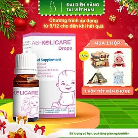 AB - Kolicare: Men Vi Sinh Cho Trẻ Lười Bú, Quấy Khóc, Đầy Hơi, Đau Bụng, Táo Bón, Co Thắt Ruột, Hỗ Trợ Tiêu Hóa HMOs Nhanh Gấp 3 Lần