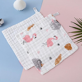 Khăn mặt xô, khăn sữa cotton sợi tre 6 lớp cho bé mềm mịn, nhiều kích thước, họa tiết đáng yêu M02