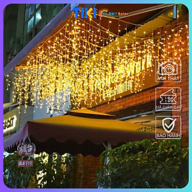 Mua Đèn led dây thác nước năng lượng mặt trời dài 10 m LD30-10V  Ánh sáng vàng 