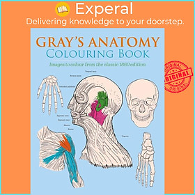 Sách - Gray's Anatomy Colouring Book - Images to Colour from the Classic 1860 Edit by Henry Gray (UK edition, paperback)