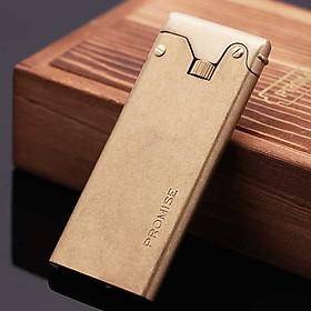 Mua Vỏ Hột Quẹt Bật Lửa Xăng Đá Promise BNC 007Y Kiểu Dáng Độc Lạ Siêu Mỏng Cao Cấp - Dùng Xăng Bấc Đá