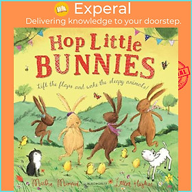 Sách - Hop Little Bunnies : A Lift-the-Flap Adventure by Martha Mumford (UK edition, paperback)