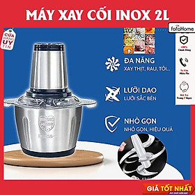 Mua Máy Xay Thịt Cối Inox 304 Loại 4 Lưỡi Đa Năng Công Suất 250W Máy Xay Mini Cầm Tay Siêu Khỏe Dễ Dàng Sử Dụng  Dung Tích 2 Lít - Hàng Nhập Khẩu