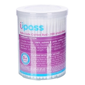 Hộp 200 cây tăm bông trẻ em Upass UP4102A