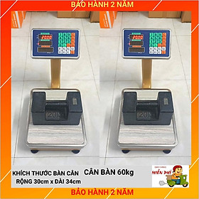 Mua Cân điện tử cân bàn 60kg - được làm bằng sơn tĩnh điện cao cấp màu vàng