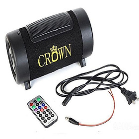 Mua Loa ống Crown superbass 4  đường kính 10Cm  loa dùng điện 220v và 12v 24v trên xe hơi ô tô hay bình ac quy - Hàng chính hãng