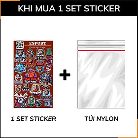 Hình sticker thể thao điện tử Esport ST K06 chống phai màu dán mũ bảo hiểm vali laptop điện thoại xe máy phụ kiện huỳnh tân store