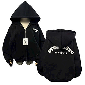 Áo Khoác Chất nỉ bông dày mịn ,nón 2 lớp to rộng ,dây kéo phao,tay rộng 2 Size L, XL