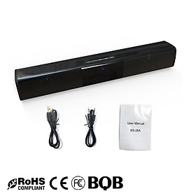 Thanh âm thanh không dây bluetooth hifi loa tv nhà hát sân nhà soundbar cho sản phẩm di động pc pc 3,5mm Color: 330X50X50mm BS28A