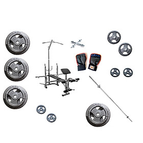 >> SO SÁNH GIÁ GIÀN TẠ ĐA NĂNG DV-2014 - TẶNG KÈM BAO TAY | Shopee Lazada Sendo Tiki | Nên mua ở đâu rẻ nhất 66 Giàn tạ đa năng Ben501b cải tiến ( kèm đòn 1m5, 50kg tạ đĩa gang, 2 đòn 0.35 và 1 đôi găng tay tập tạ)